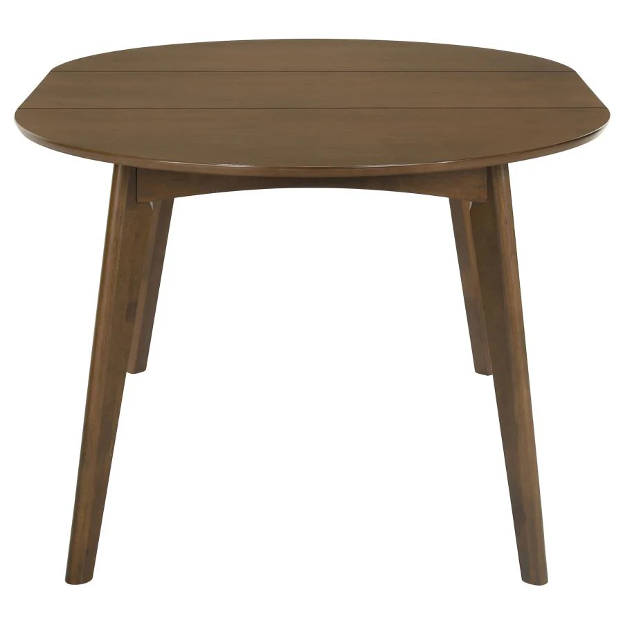 Jedda - Oval Extension Leaf Dining Table - Dark Walnut - Image 4