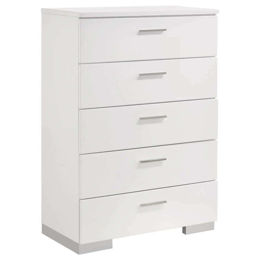 Jeremaine Bedroom Set White - Image 102
