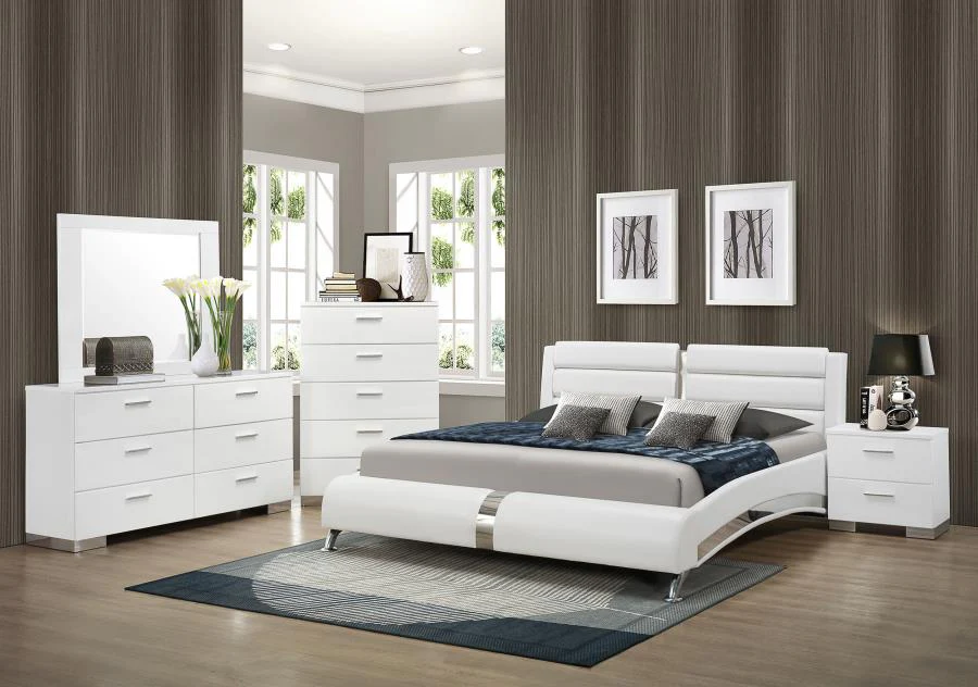 Jeremaine Bedroom Set White - Image 92