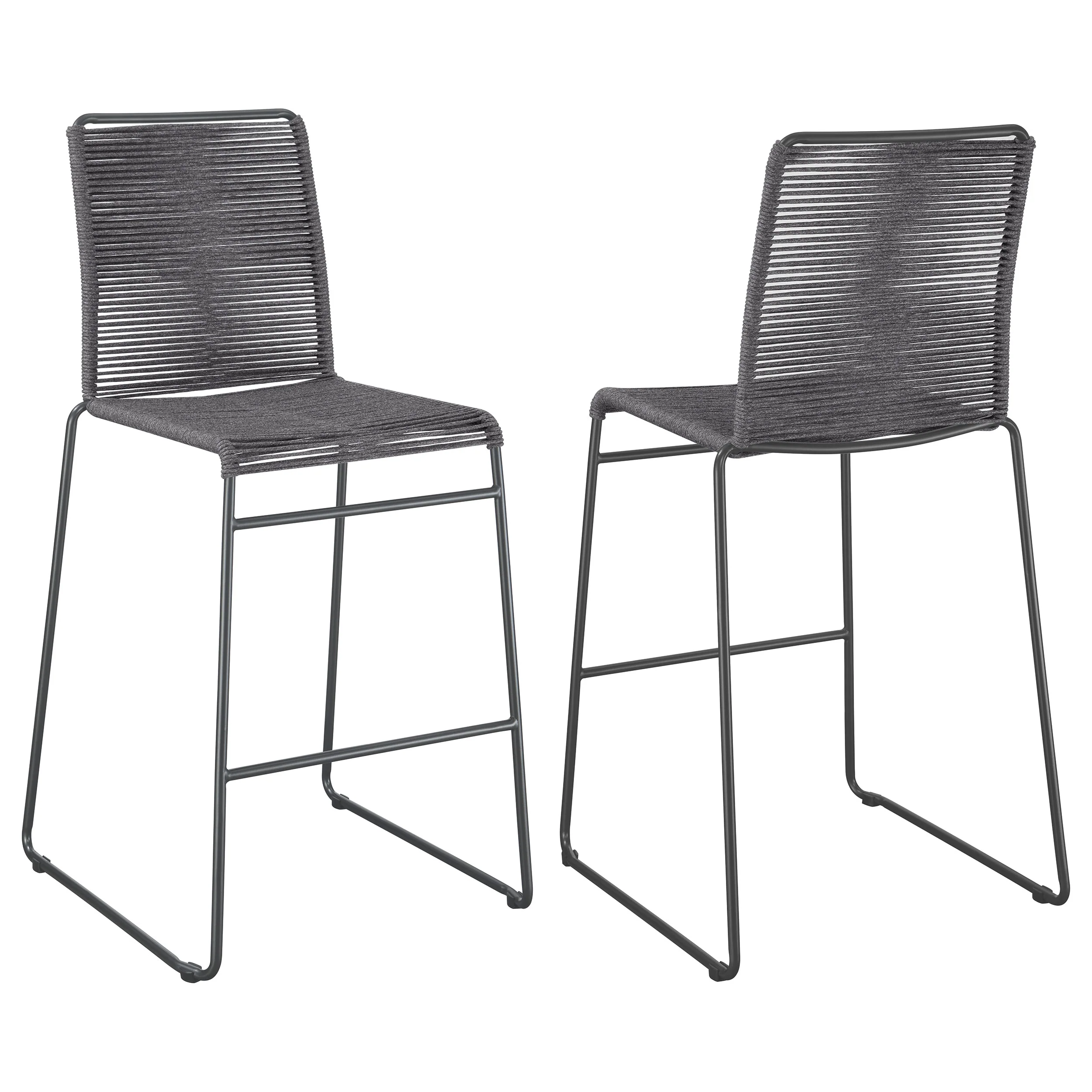 Jerome - Woven Rope Metal Chair (Set of 2) - Image 13