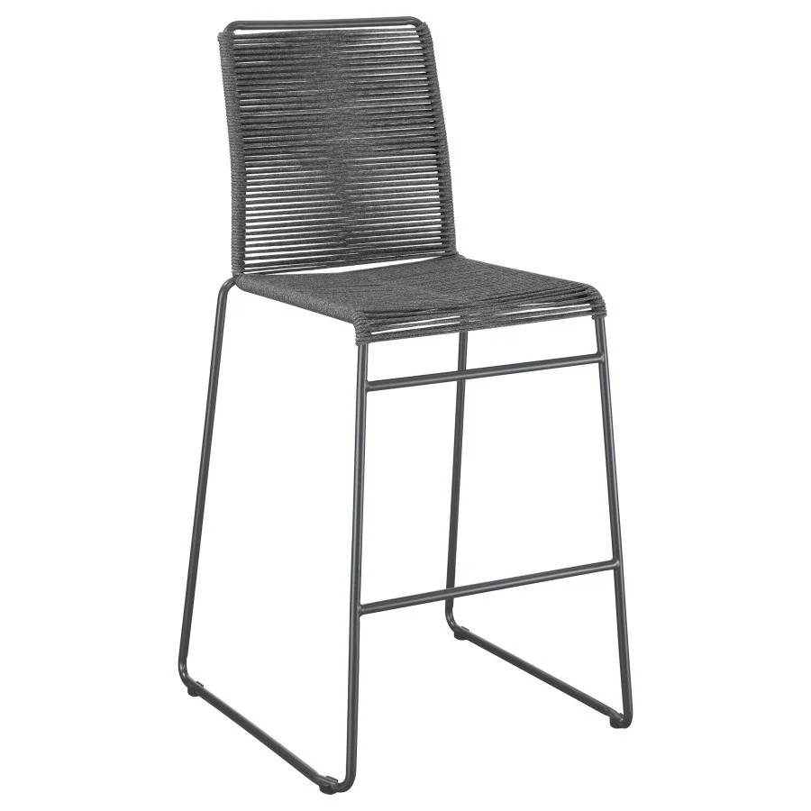 Jerome - Woven Rope Metal Chair (Set of 2) - Image 3