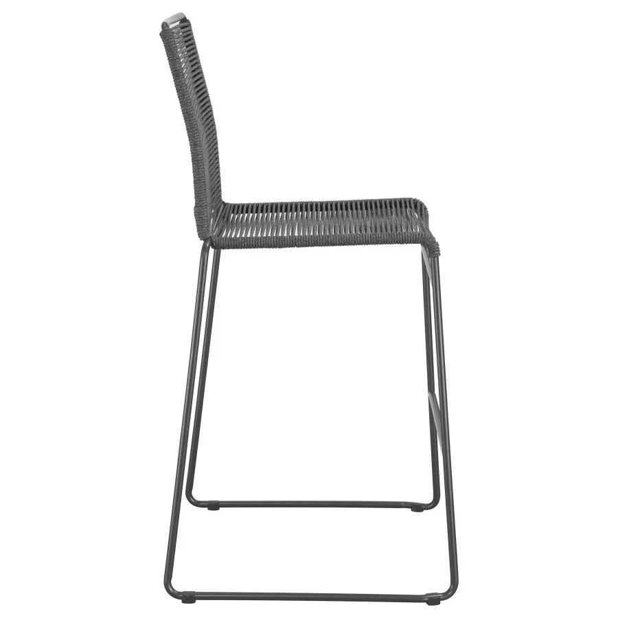 Jerome - Woven Rope Metal Chair (Set of 2) - Image 9
