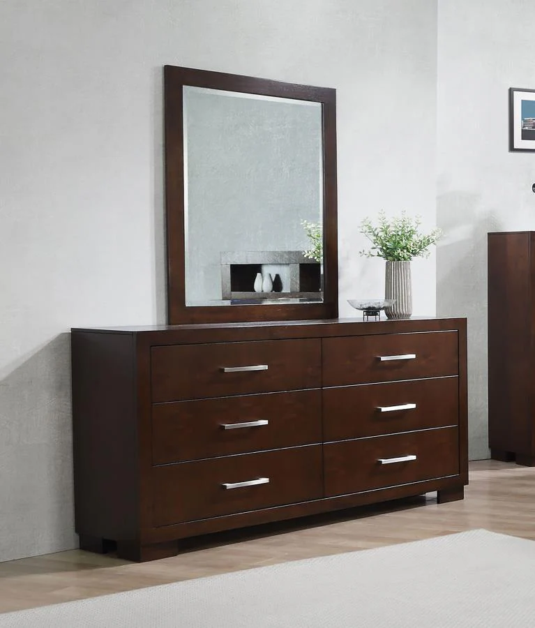 Jessica - 6-Drawer Dresser With Mirror - Image 3
