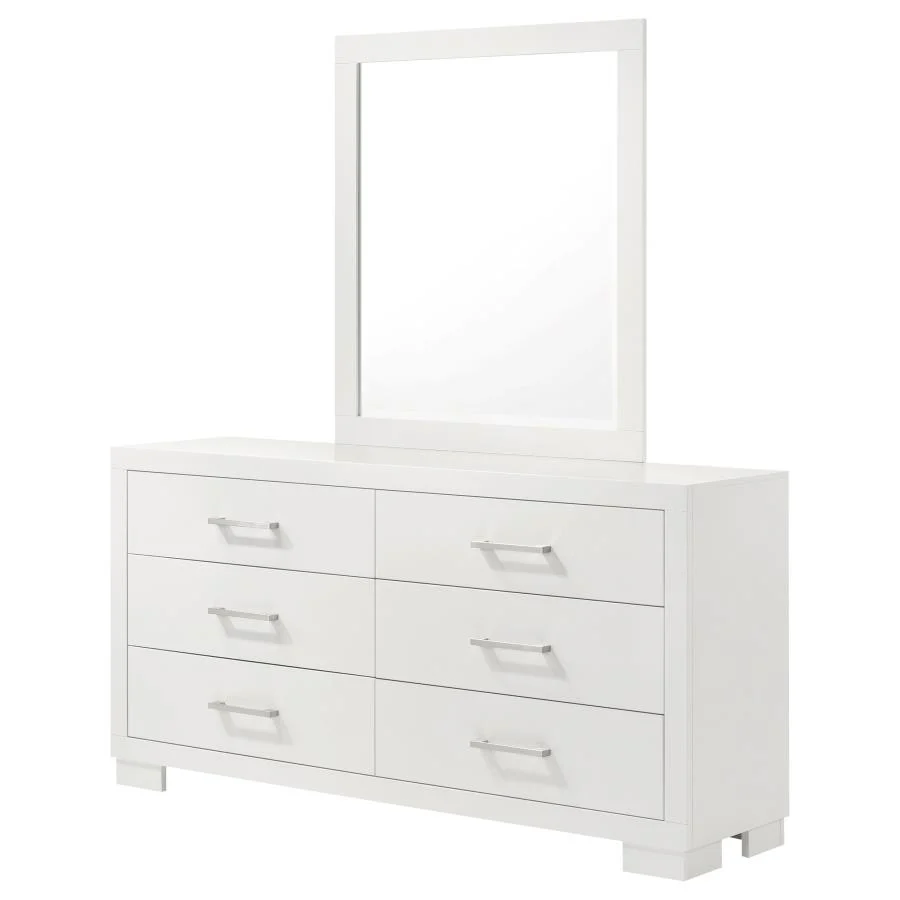 Jessica - 6-Drawer Dresser With Mirror - Image 8
