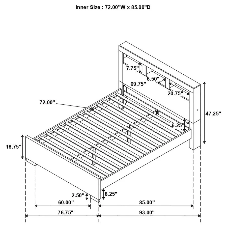 Jessica - Bedroom Set With Storage Bed - Image 74