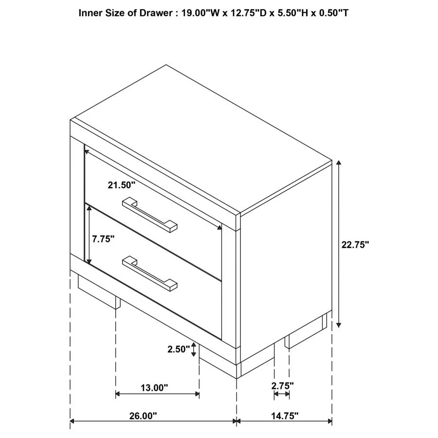 Jessica - LED Bedroom Set - Image 68