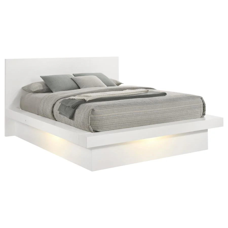 Jessica - Wood LED Panel Bed - Image 11