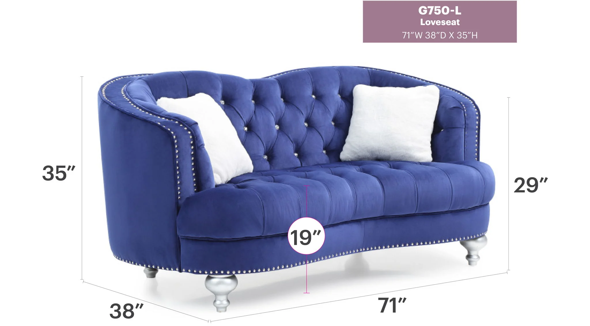 Jewel Loveseat - Image 8