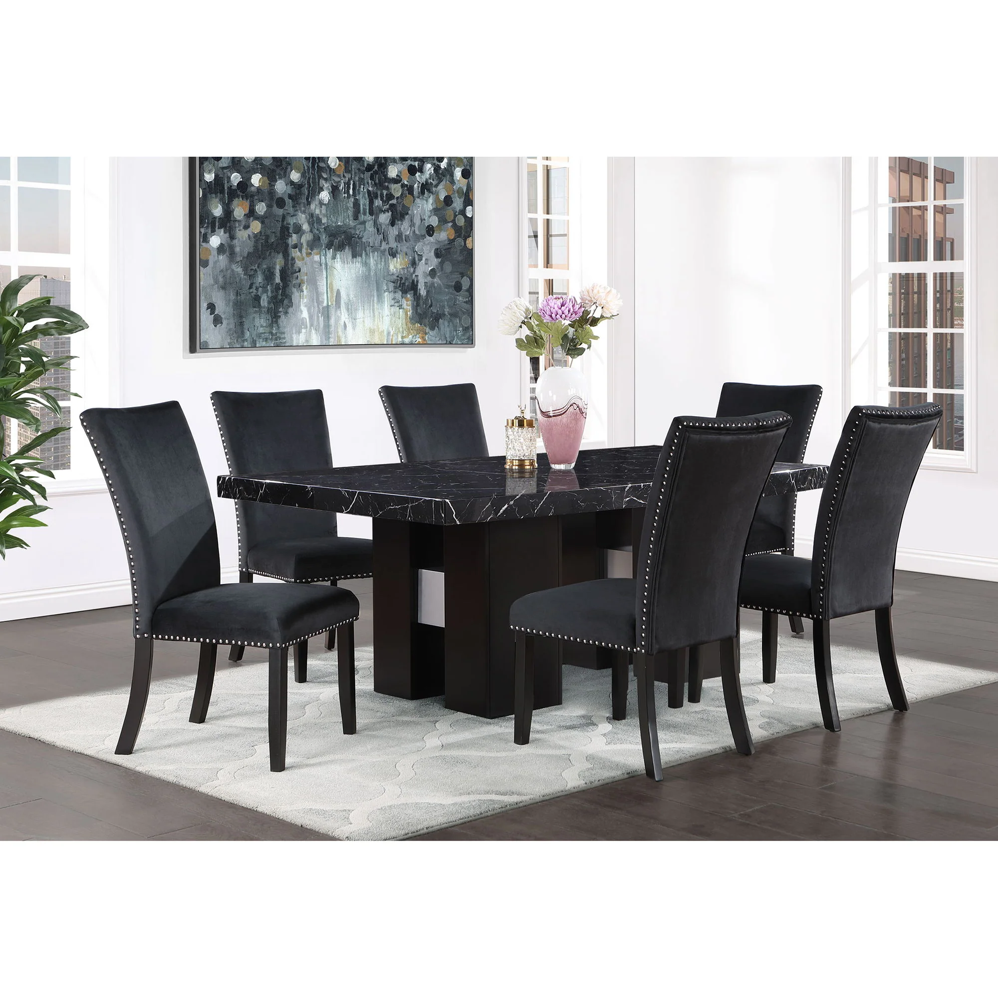 Jhoanna - Dining Chairs (Set of 2) - Black - Image 3