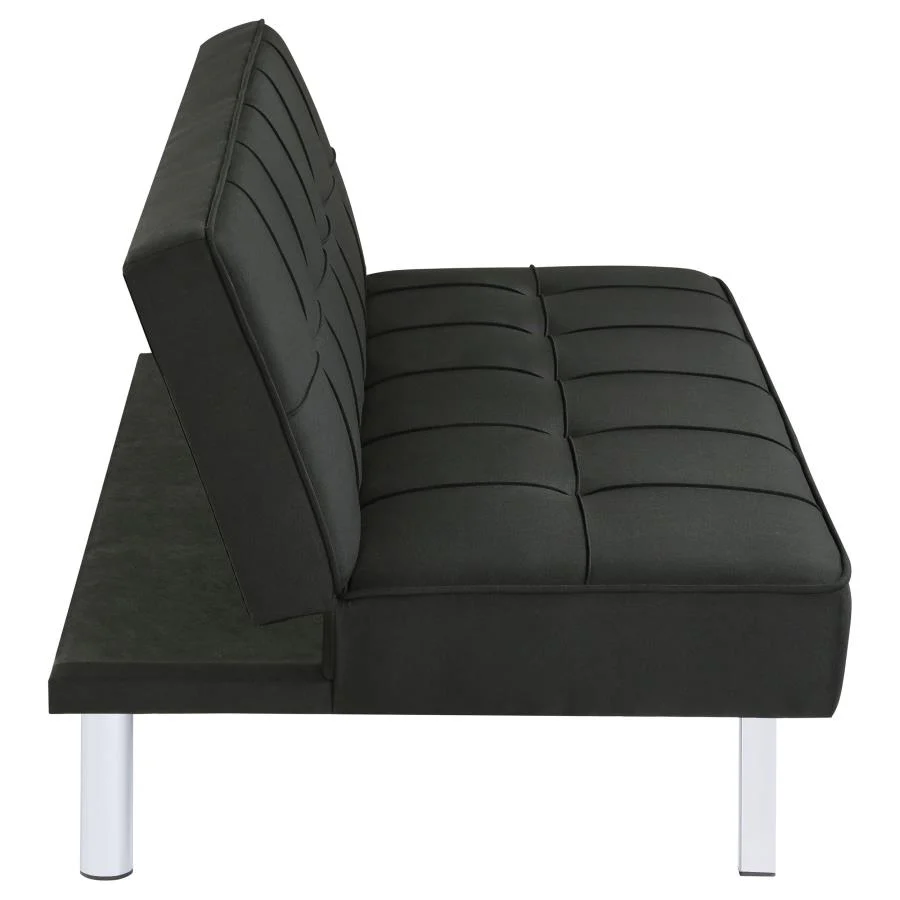 Joel - Upholstered Tufted Convertible Sofa Bed - Image 7