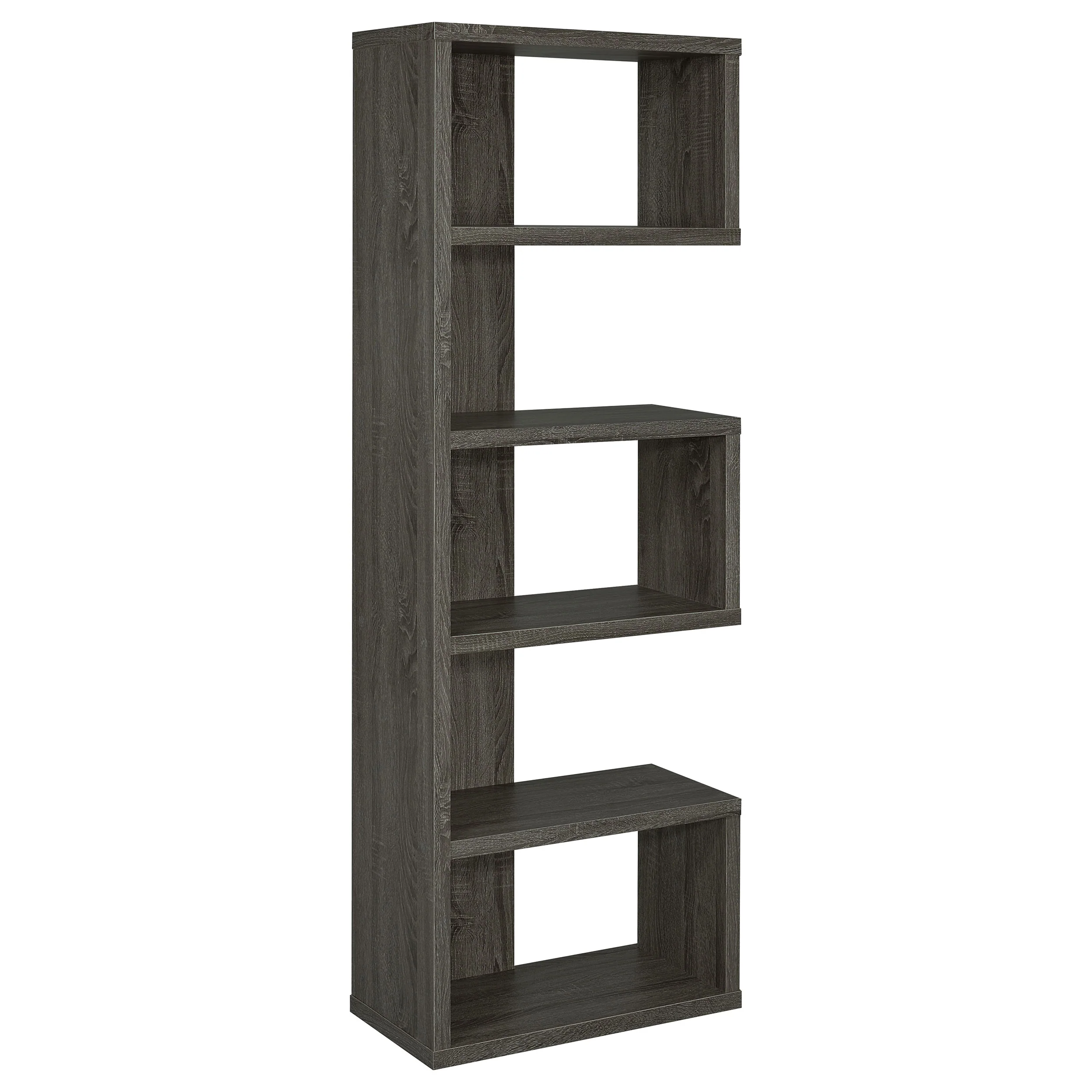 Joey - 5-tier Alternating Boxes Design Bookcase - Image 11