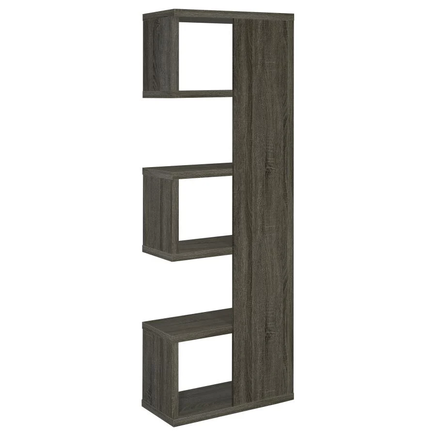 Joey - 5-tier Alternating Boxes Design Bookcase - Image 6