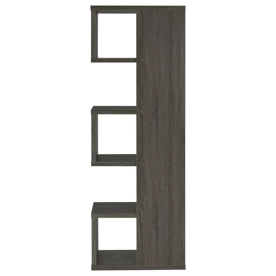 Joey - 5-tier Alternating Boxes Design Bookcase - Image 7
