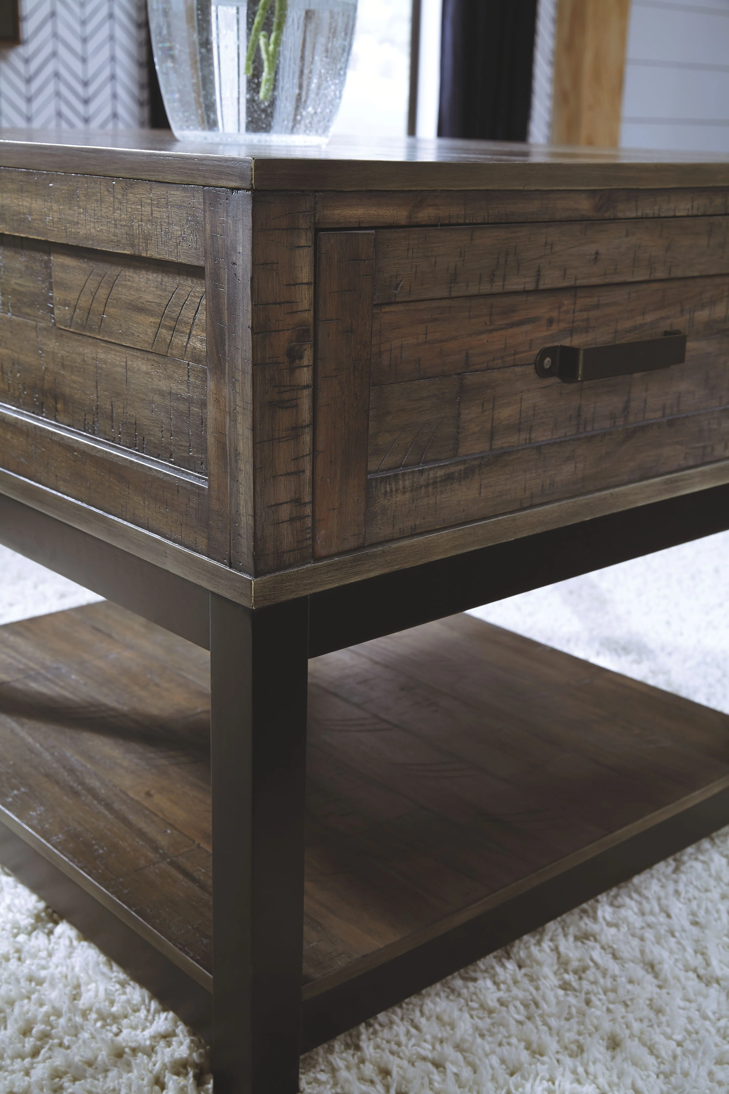 Johurst - Rectangular End Table - Grayish Brown - Image 6