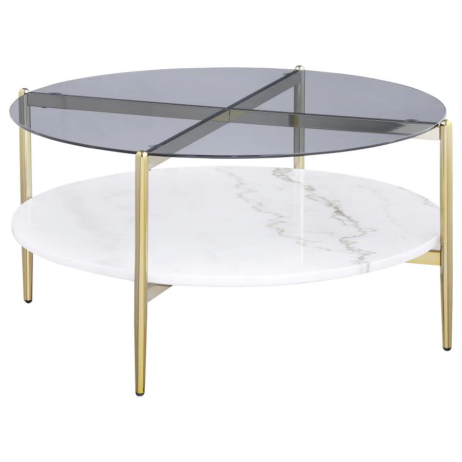 Jonelle - Round Coffee Table Set - Image 8