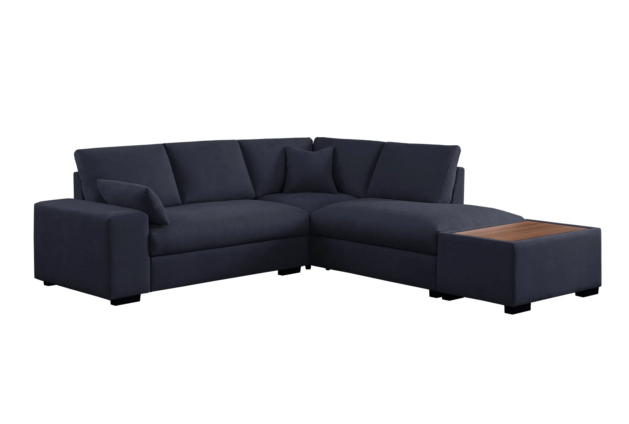 Joshua - 100" Sectional Sofa with Right Facing Chaise and Console Ottoman - Image 8