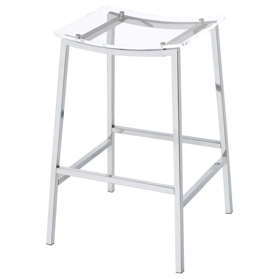 Jovani - Acrylic Backless Bar Stools (Set of 2) - Image 10