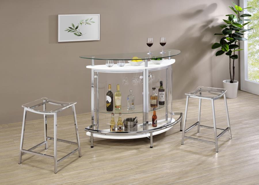 Jovani - Acrylic Backless Bar Stools (Set of 2) - Image 17