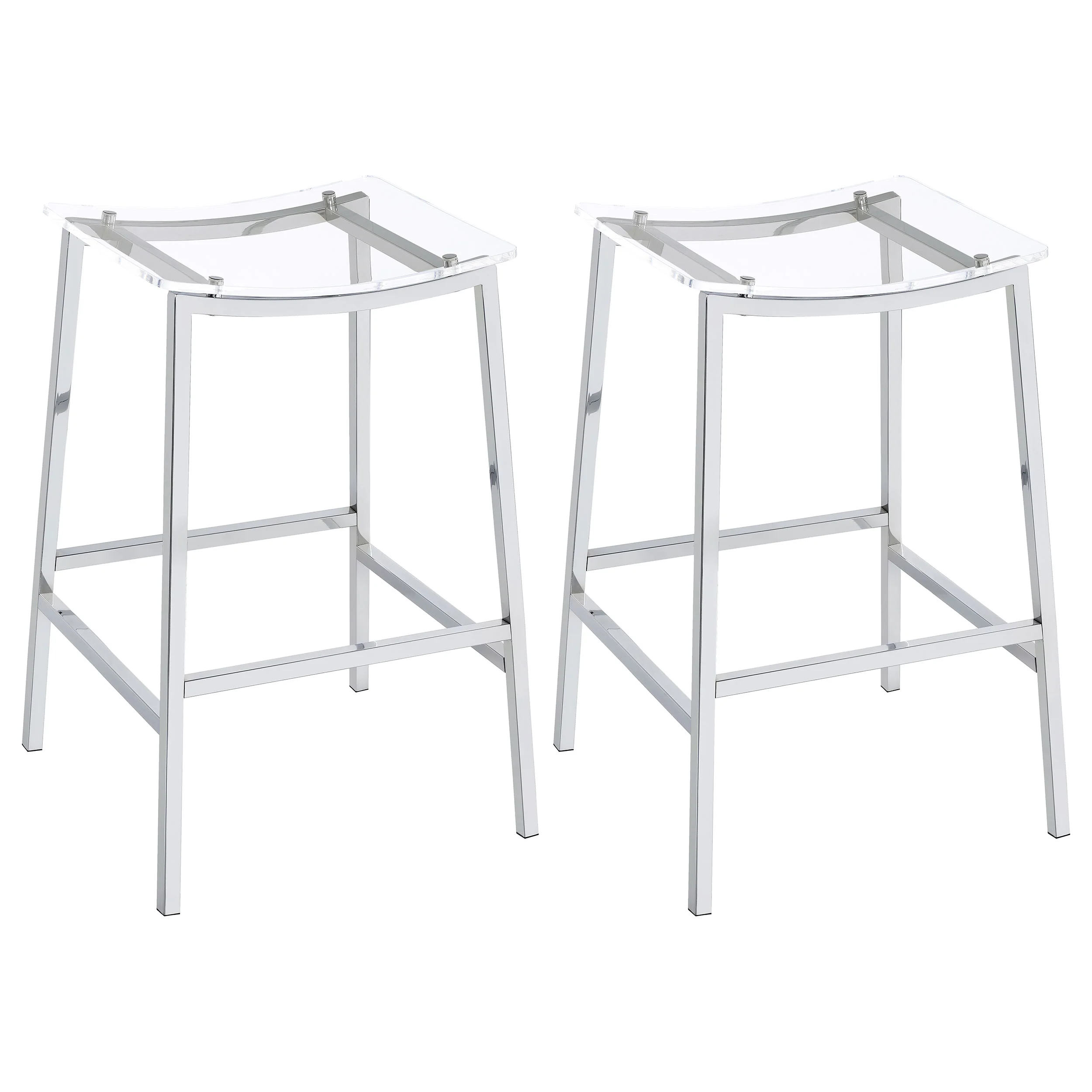 Jovani - Acrylic Backless Bar Stools (Set of 2) - Image 21