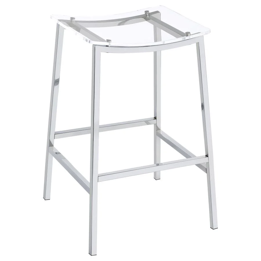 Jovani - Acrylic Backless Bar Stools (Set of 2) - Image 6