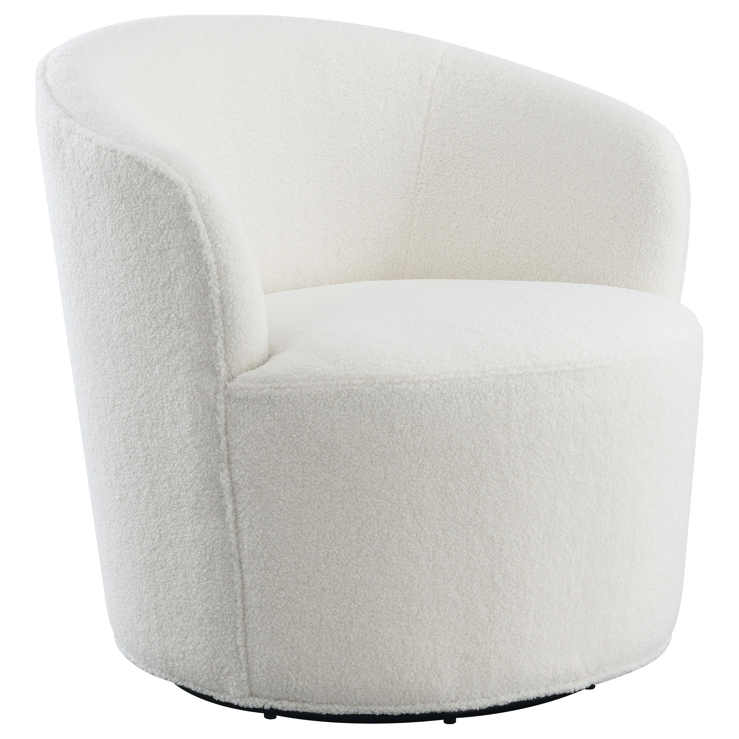 Joyce Upholstered Barrel Back Swivel Chair - Image 21