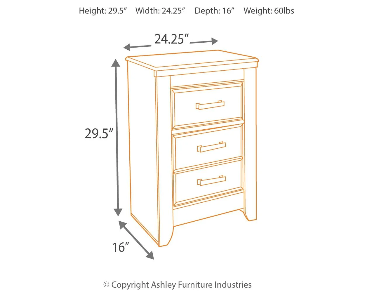 Juararo - Two Drawer Night Stand - Dark Brown - Image 6
