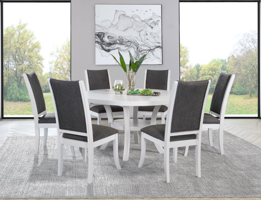 Judd - Round Wood Dining Table Set - Image 2