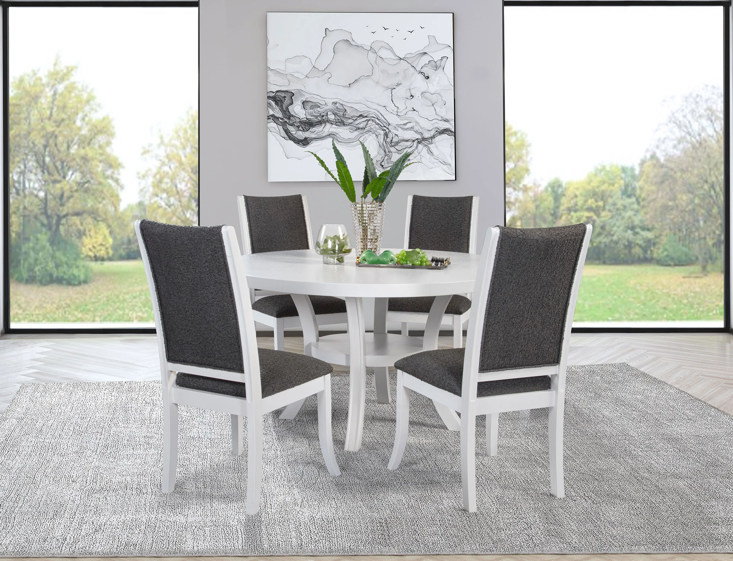 Judd - Round Wood Dining Table Set - Image 29