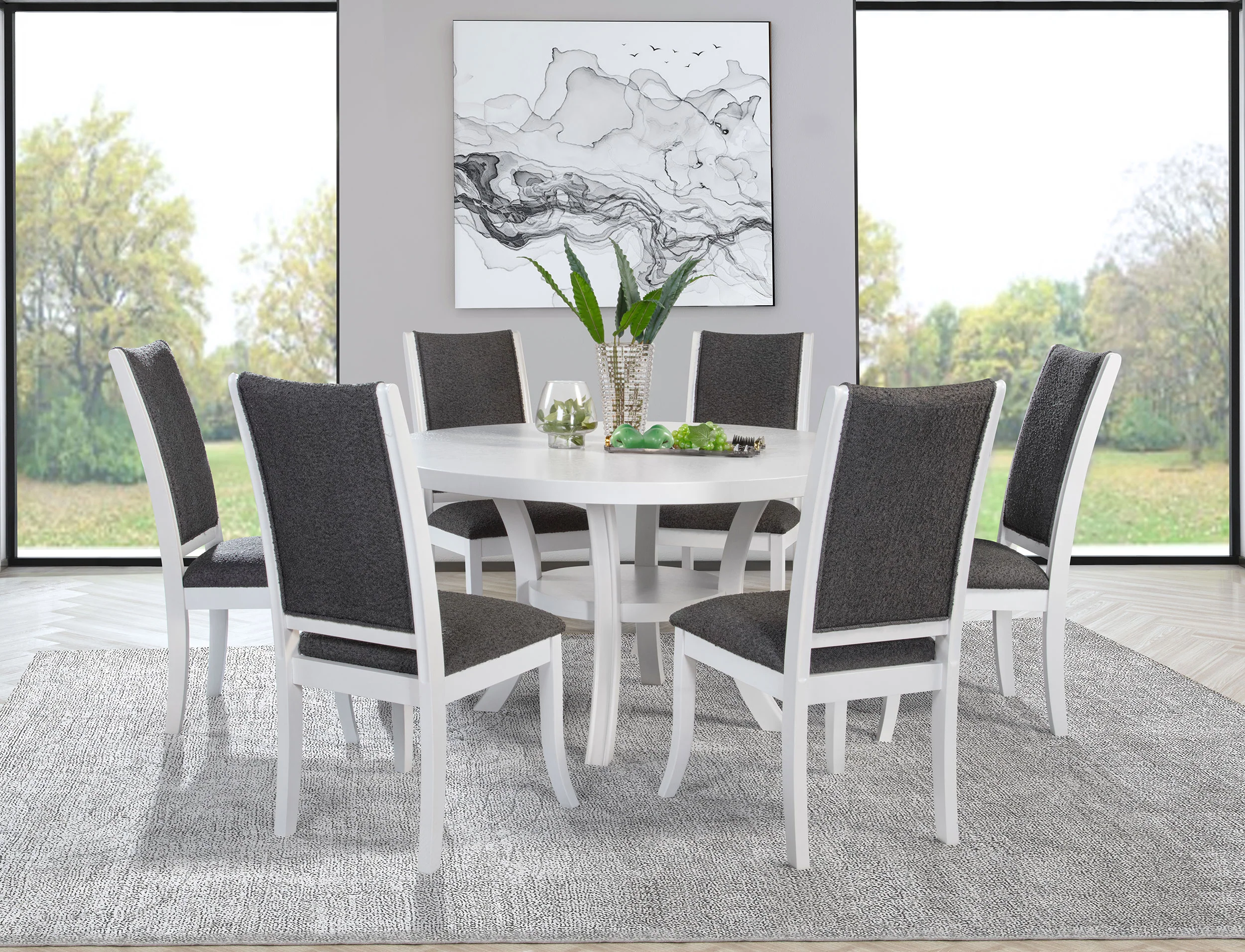 Judd - Round Wood Dining Table Set - Image 30