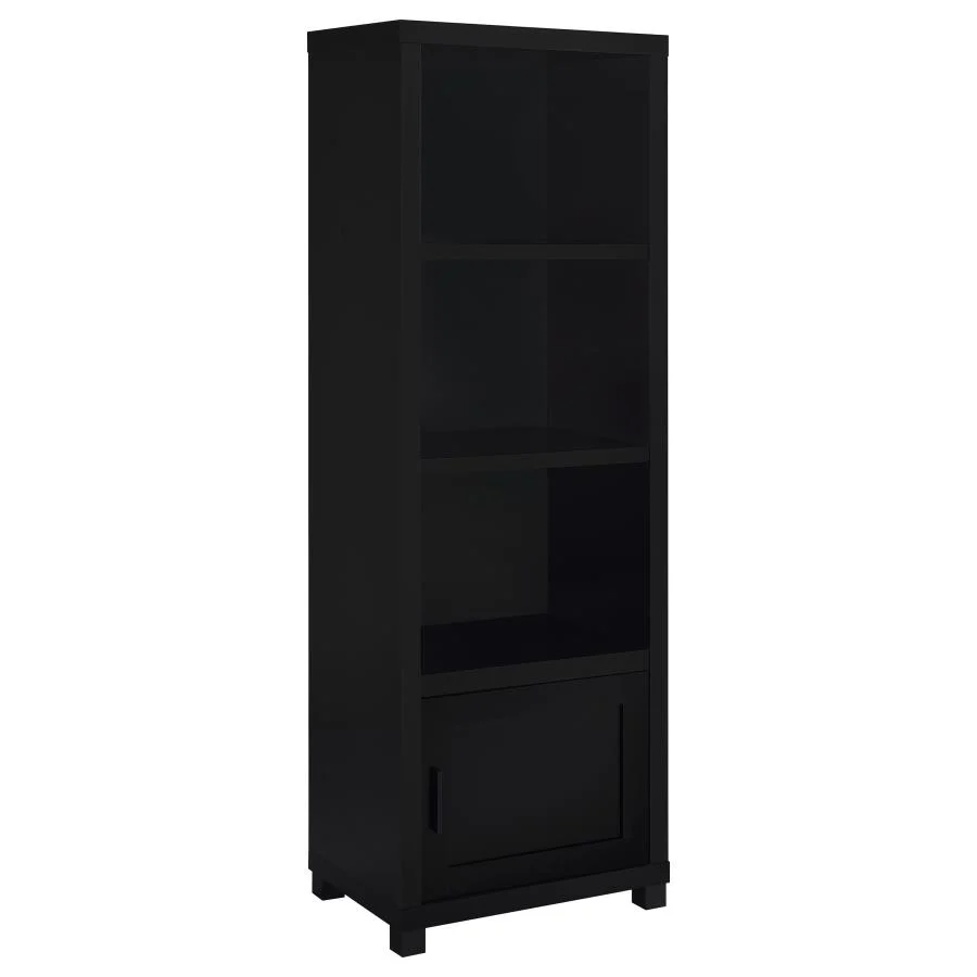 Jupiter - 3 Piece Entertainment Center TV Stand - Black - Image 3