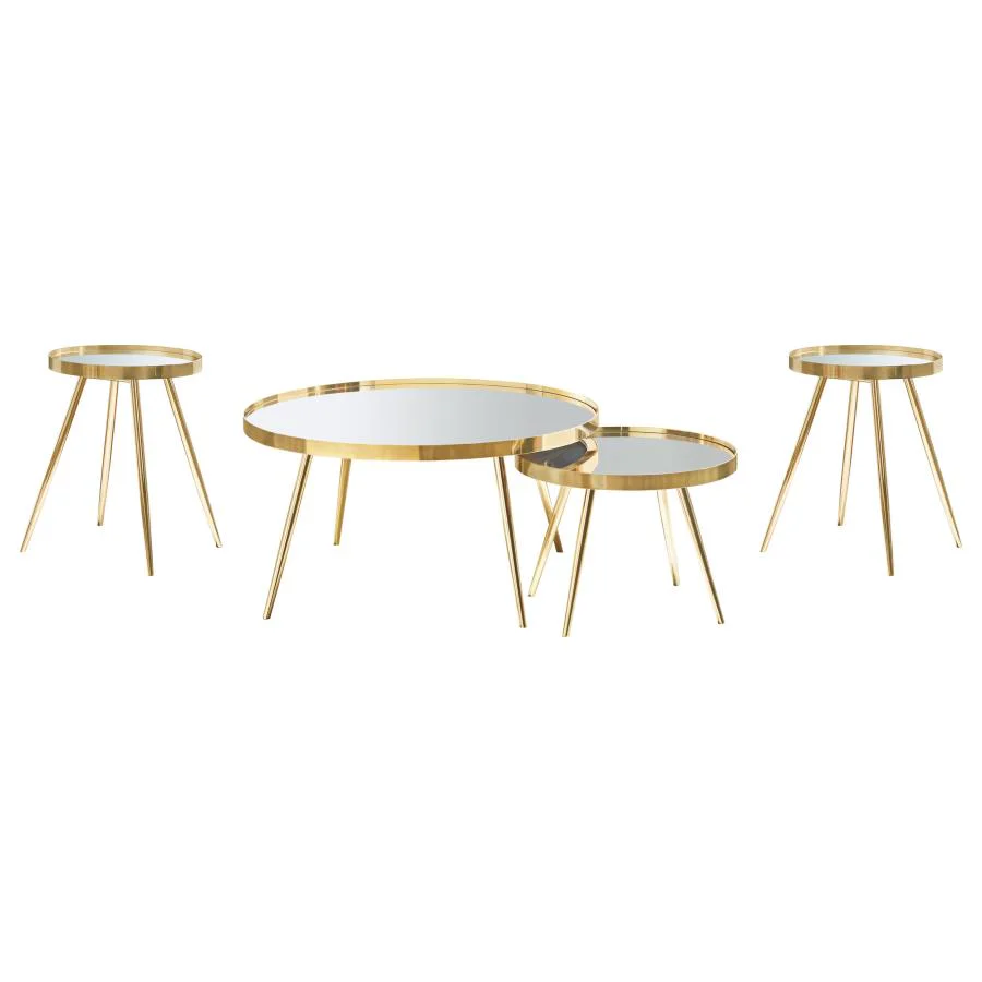Kaelyn - Round Coffee And End Table Set - Image 3