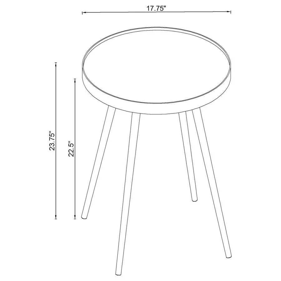 Kaelyn - Round Coffee And End Table Set - Image 9