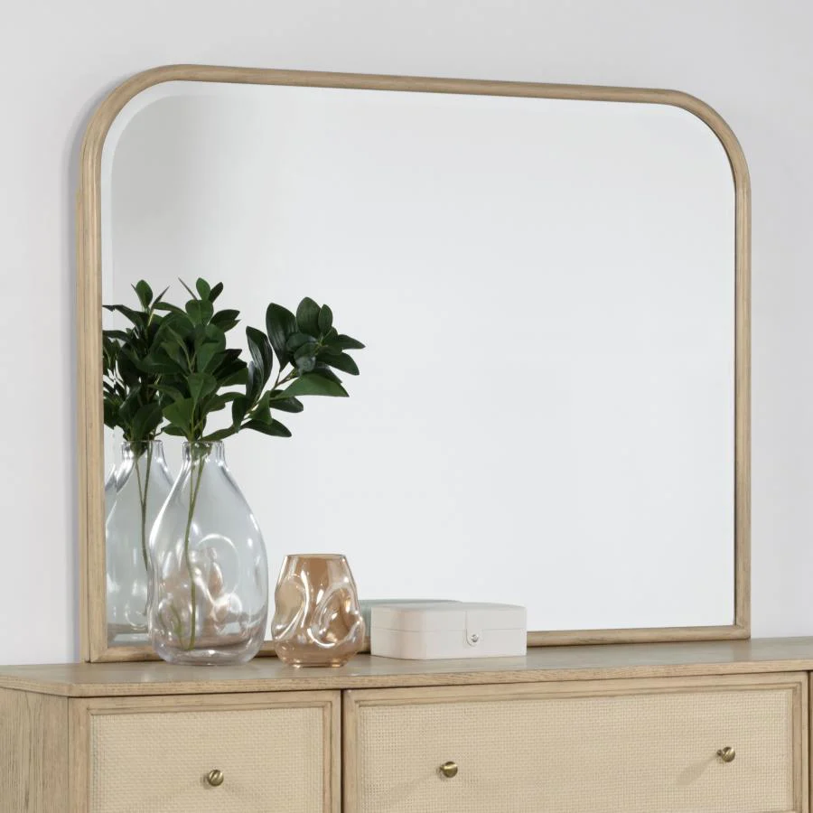Kailani - Dresser Mirror - Beige Oak - Image 2