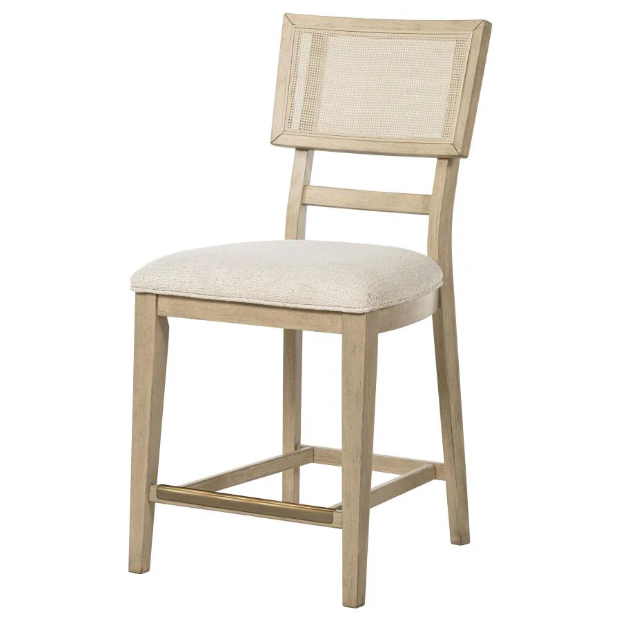 Kailani - Radio Weave Cane Counter Dining Side Chair (Set of 2) - Beige Oak - Image 5