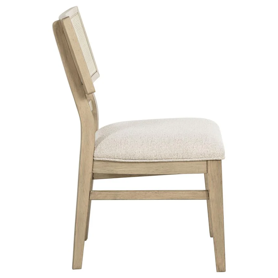 Kailani - Radio Weave Cane Dining Side Chair (Set of 2) - Beige Oak - Image 10