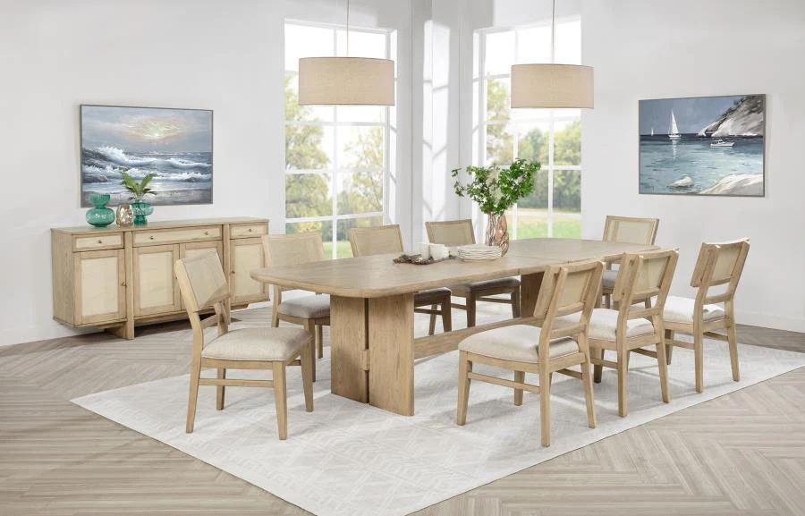 Kailani - Radio Weave Cane Dining Side Chair (Set of 2) - Beige Oak - Image 16