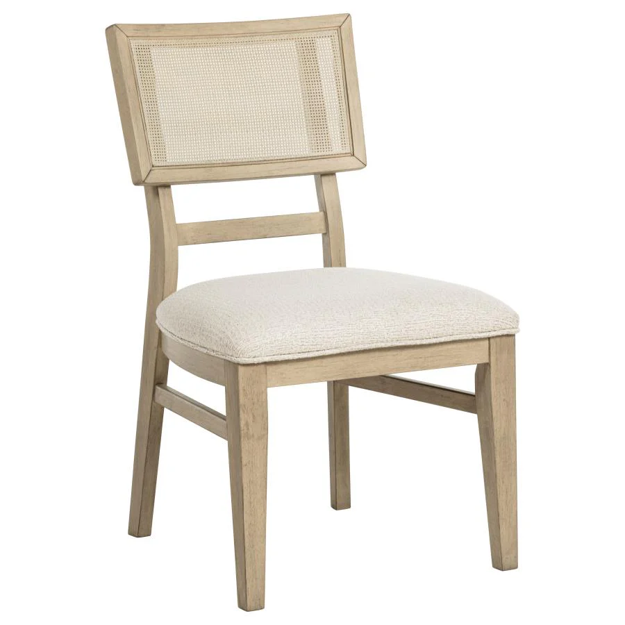 Kailani - Radio Weave Cane Dining Side Chair (Set of 2) - Beige Oak - Image 3