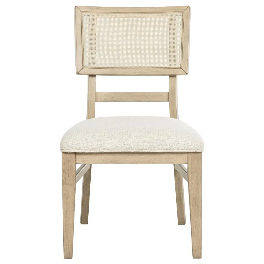 Kailani - Radio Weave Cane Dining Side Chair (Set of 2) - Beige Oak - Image 4