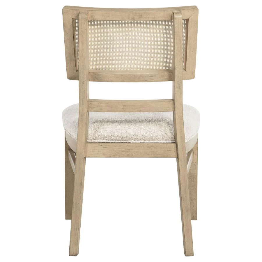 Kailani - Radio Weave Cane Dining Side Chair (Set of 2) - Beige Oak - Image 8