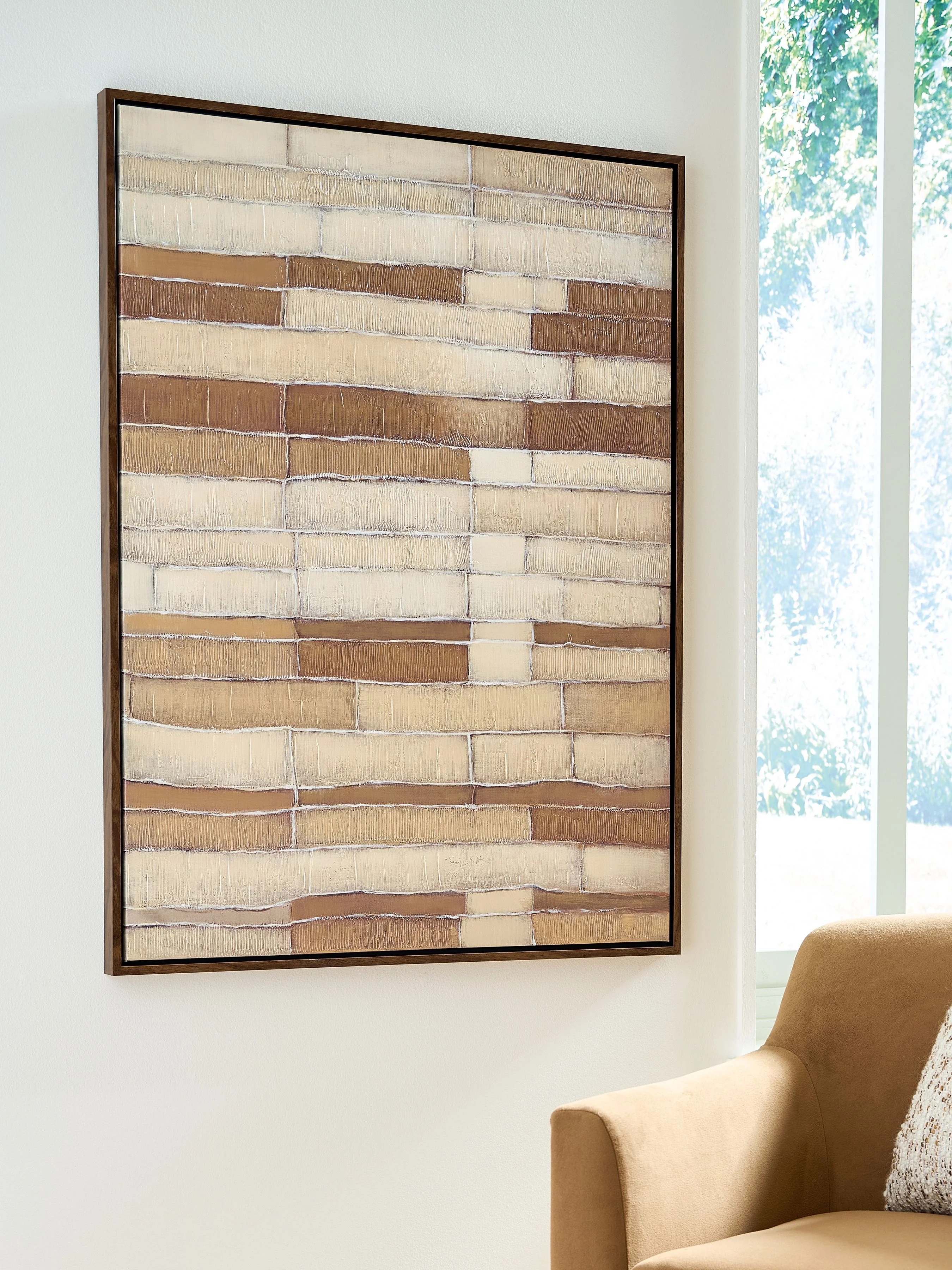 Kalanmore - Wall Art - Brown / Tan / White - Image 2