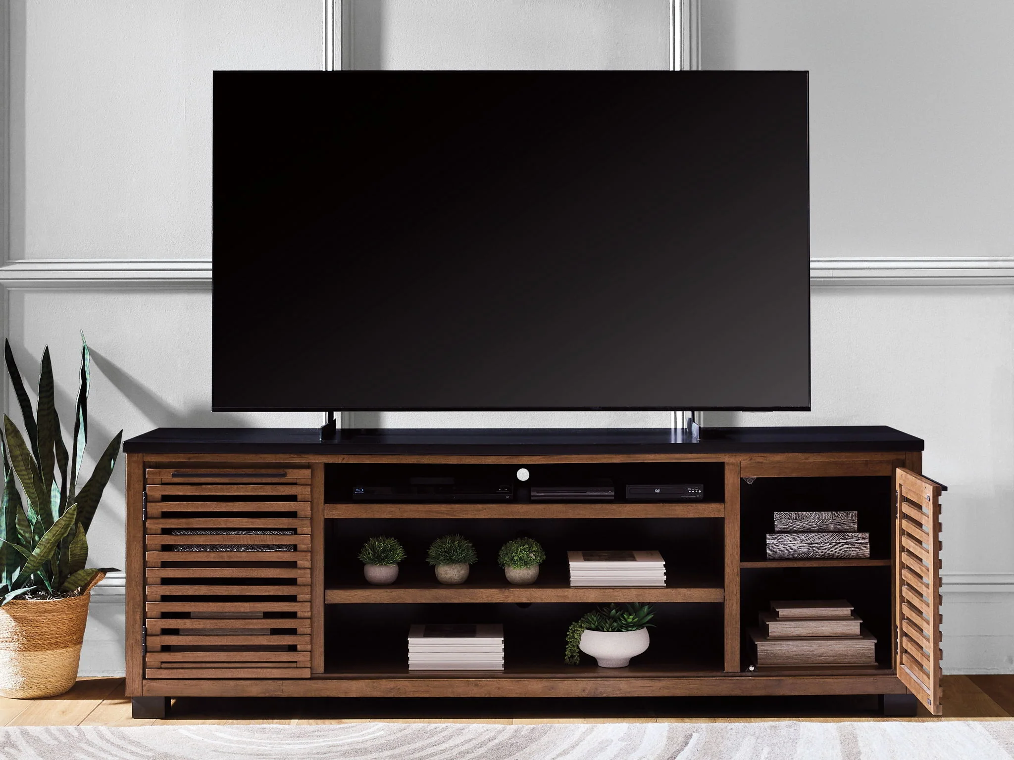Kallari - TV Stand With Fireplace Option - Image 4