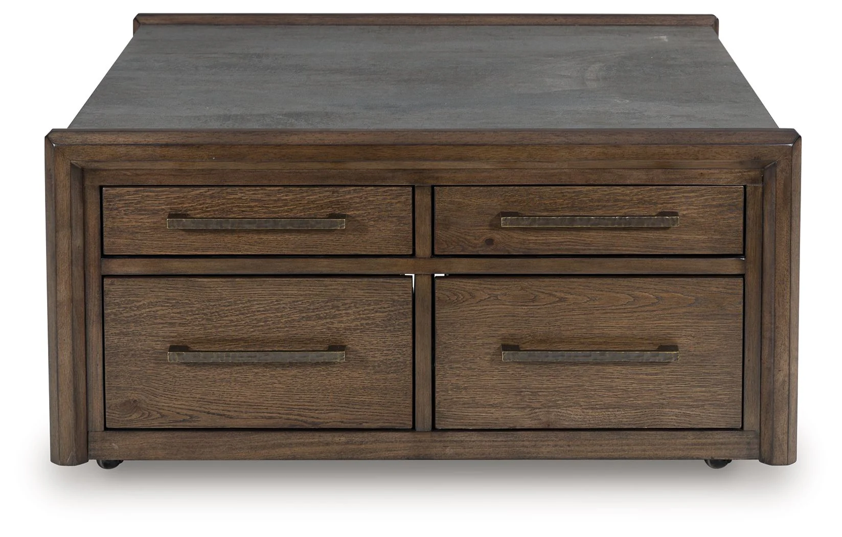 Kallenny - Square Cocktail Table - Brown / Gray - Image 8