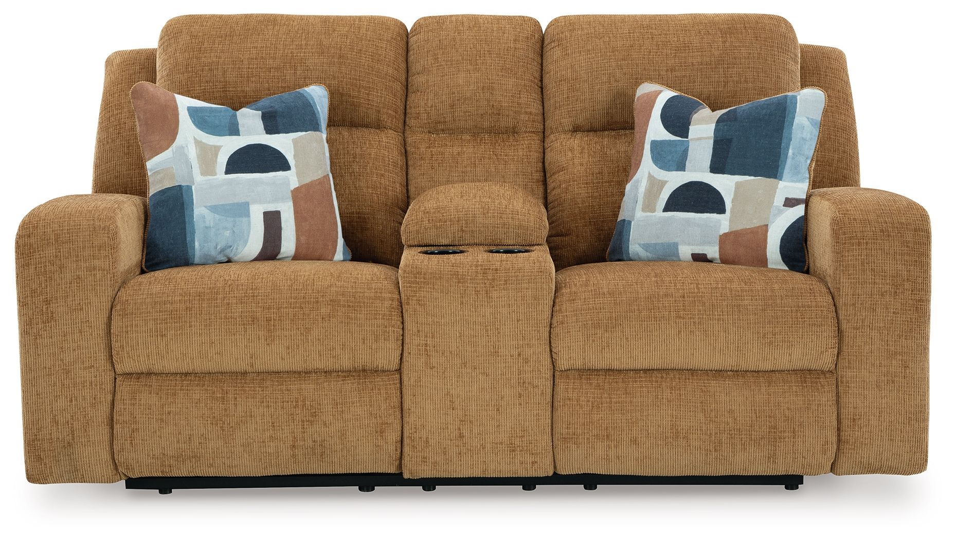 Kanlow - Dbl Reclining Loveseat With Console - Image 4