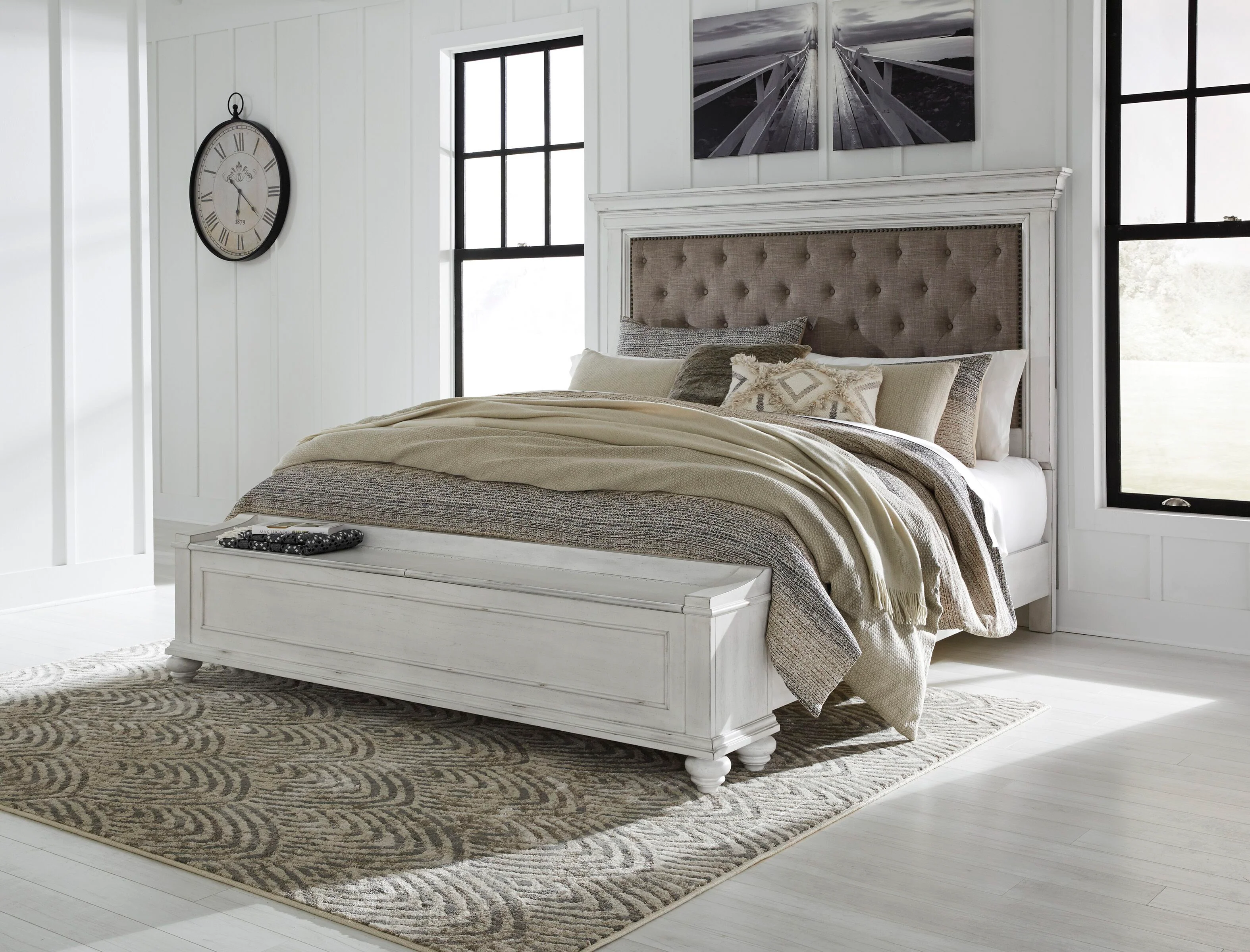 Kanwyn - Upholstered Panel Bed - Image 2