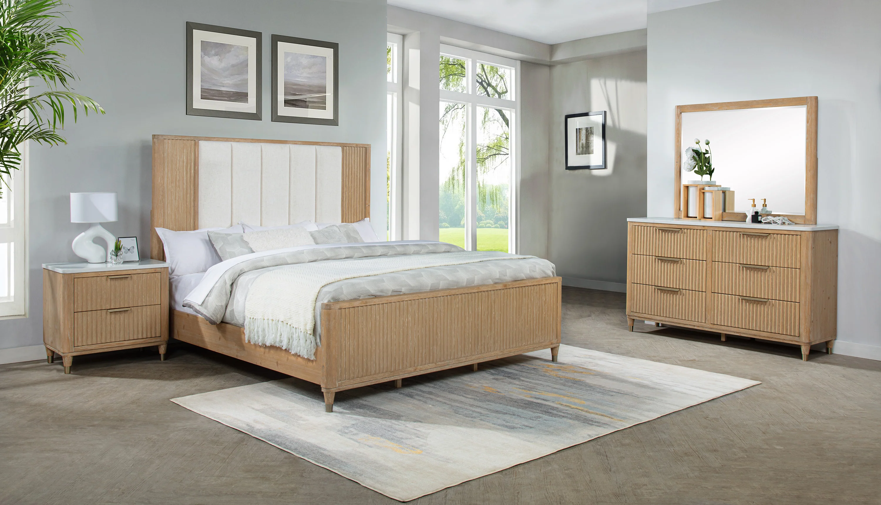 Kara Bed Cerused Natural - Image 4