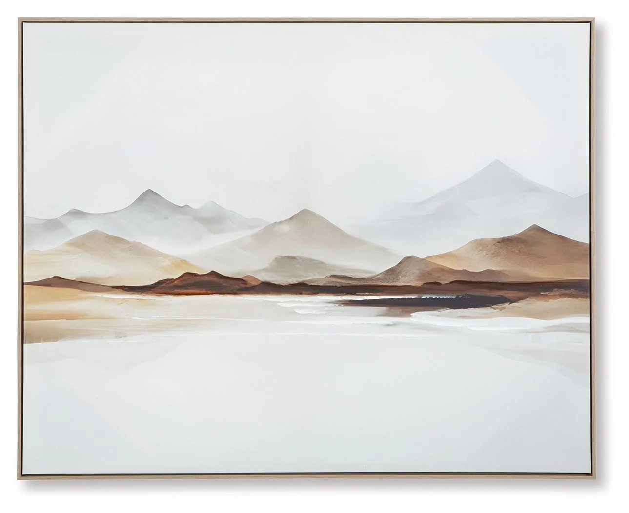Karalen - Wall Art - White / Gray / Brown