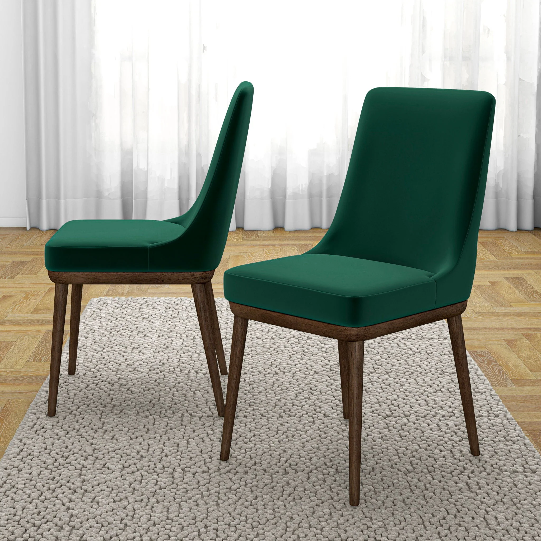 Kate - Mid-Century Modern Dining Chair (Set of 2) - Image 6