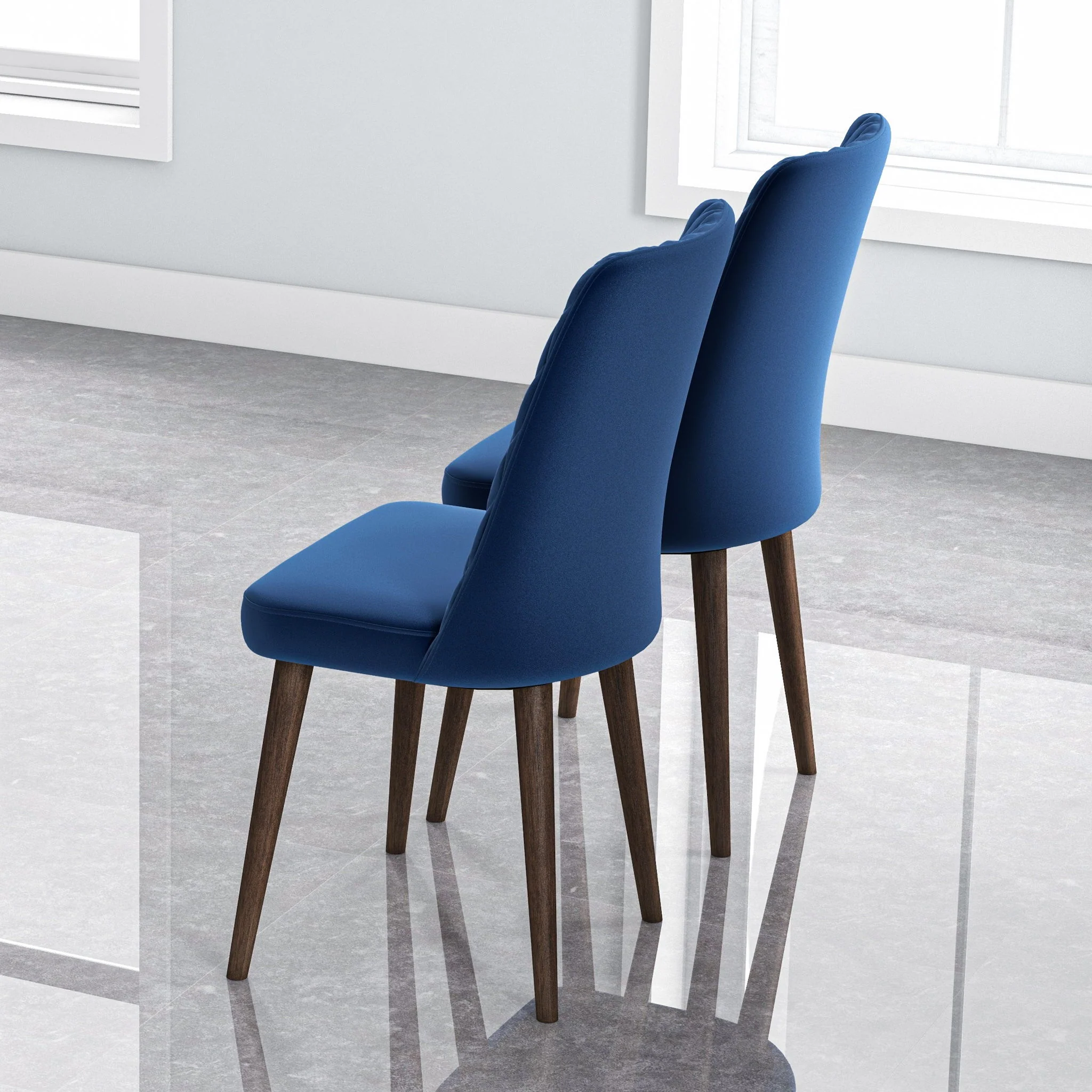 Katie - Mid-Century Modern Dining Chair (Set of 2) - Image 9
