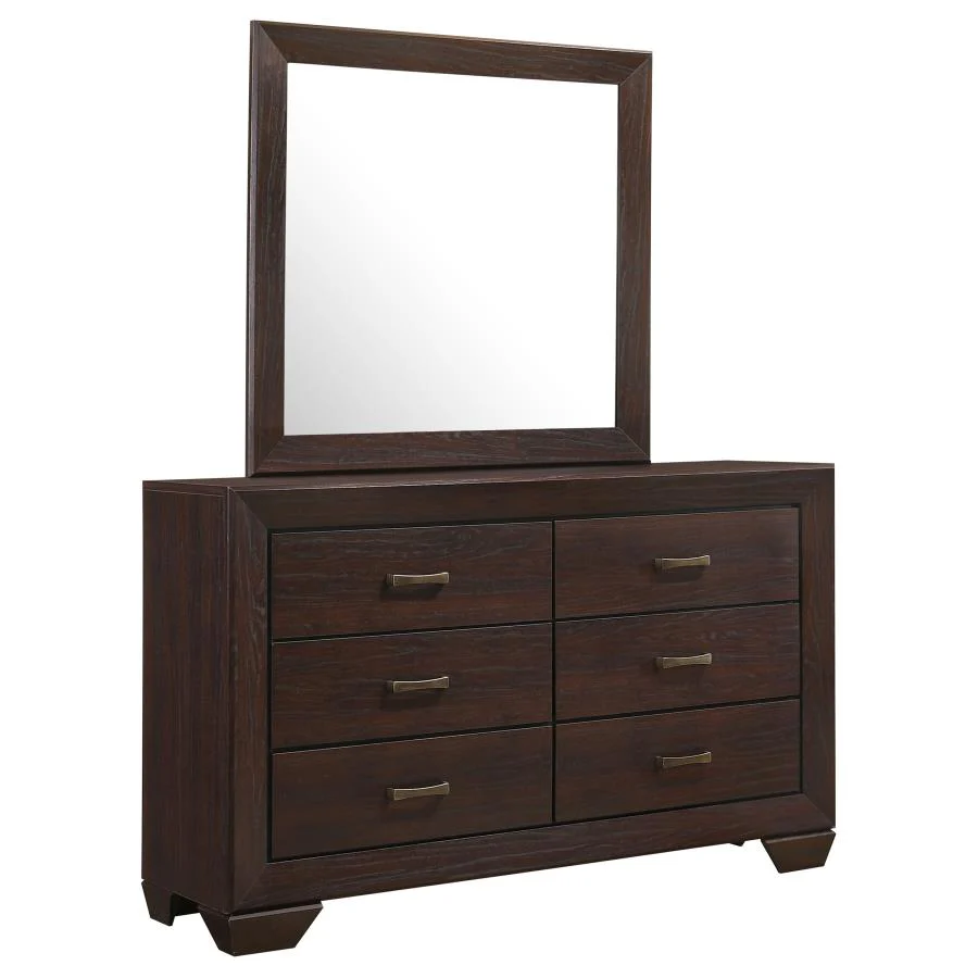 Kauffman - 6-Drawer Dresser with Mirror - Image 2