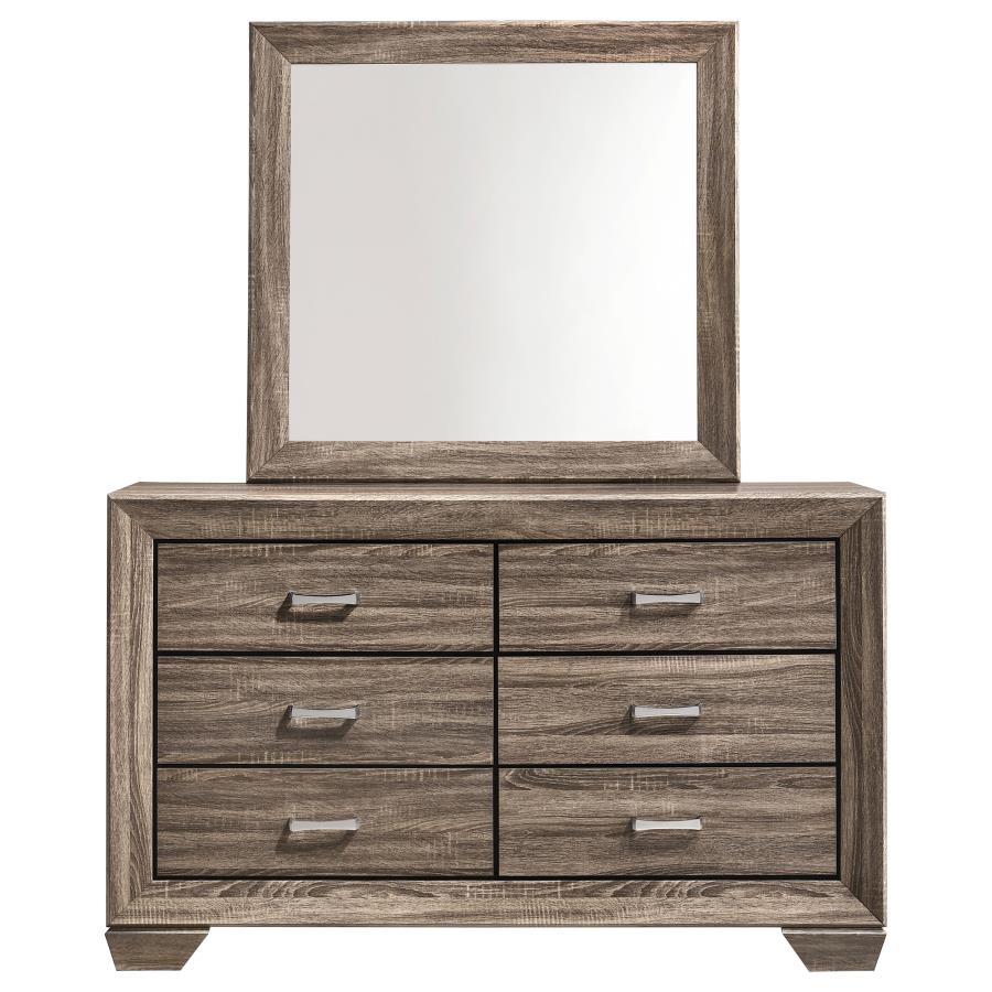 Kauffman - 6-Drawer Dresser with Mirror - Image 5